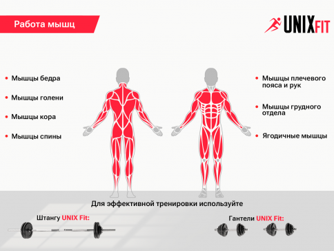 Скамья силовая со стойками UNIX Fit BENCH 120 - 5