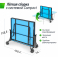 Теннисный стол UNIX Line Compact indoor 18mm MDF (Blue) - 4