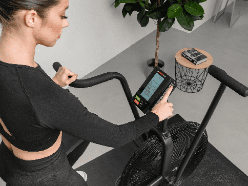 Велотренажер UNIX Fit Techno AirBike + Коврик 105 х 75 см в подарок! - 11